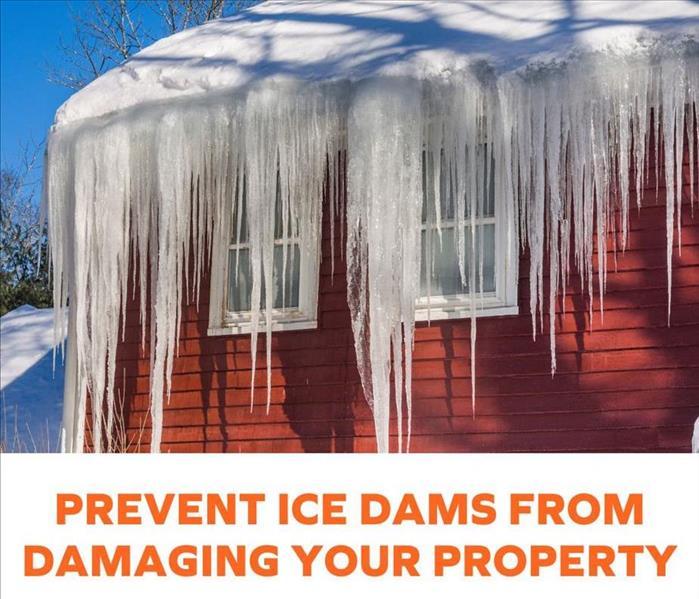 roof covered in ice dams in altoona, pa